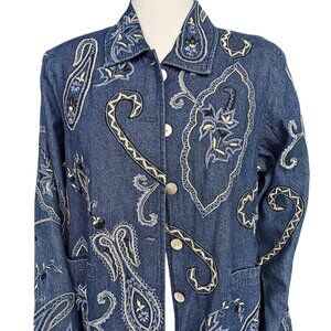 Stonebridge Signature Women's Embroidered Denim Jacket